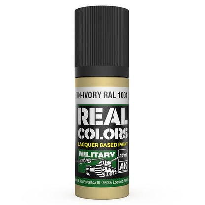 AK Interactive Real Colors - Elfenbein-Ivory RAL 1001 (Interior Color)