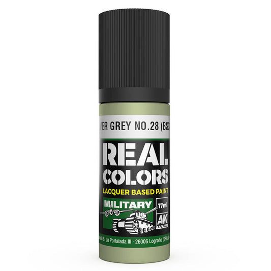 AK Interactive Real Colors - Silver Grey No.28 (BS381)