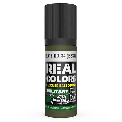 AK Interactive Real Colors - Slate No.34 (BS381)