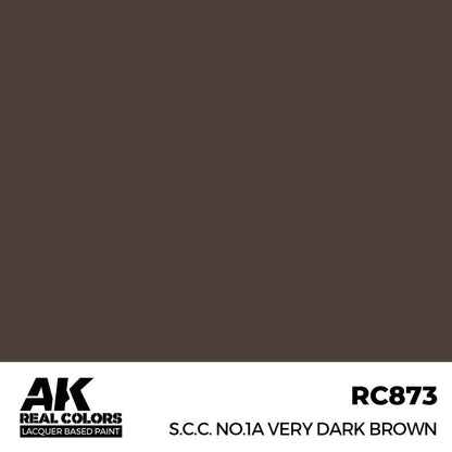AK Interactive Real Colors - S.C.C. No.1A Very Dark Brown