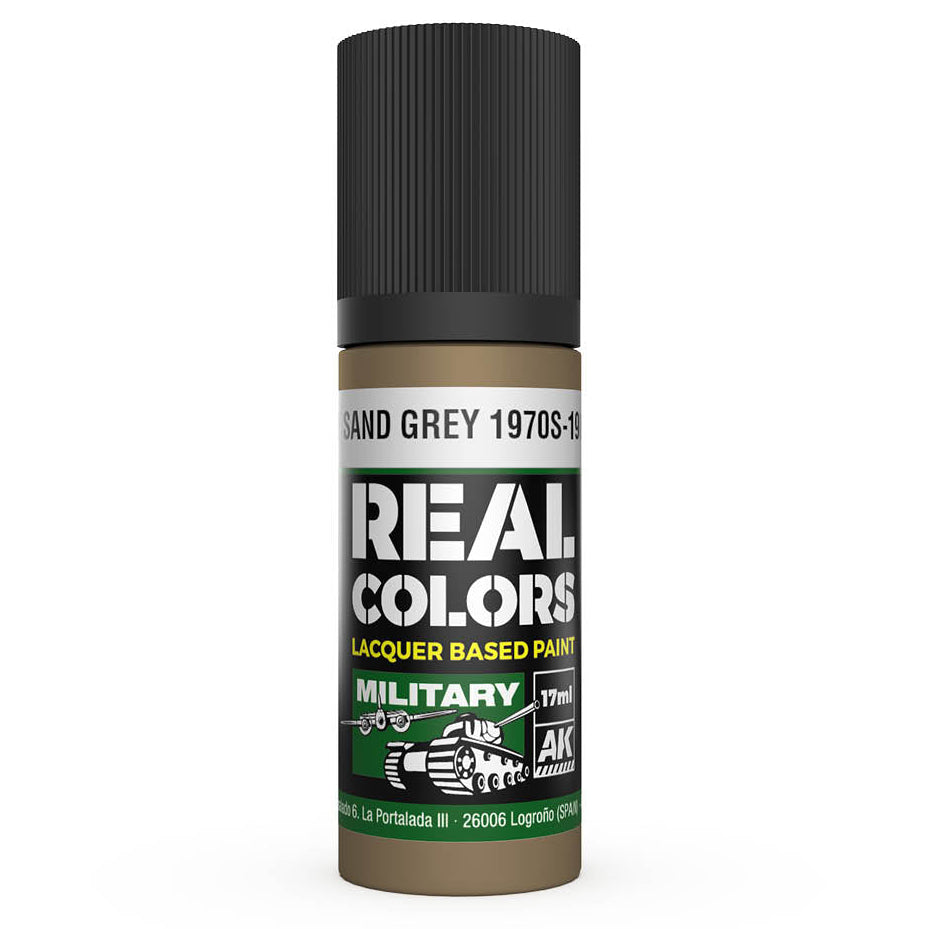 AK Interactive Real Colors - IDF Sand Grey 1970s-1980s