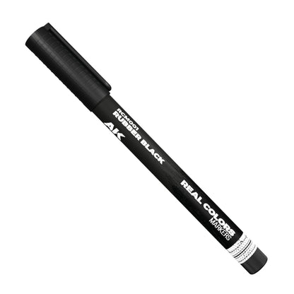AK Interactive Real Colors Marker - Rubber Black (RCM001)