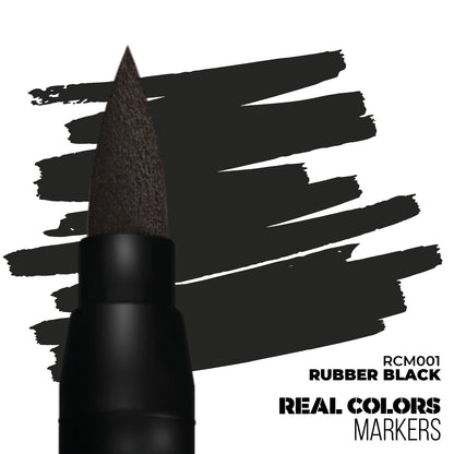 AK Interactive Real Colors Marker - Rubber Black (RCM001)