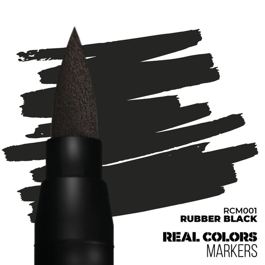 AK Interactive Real Colors Marker - Rubber Black (RCM001)