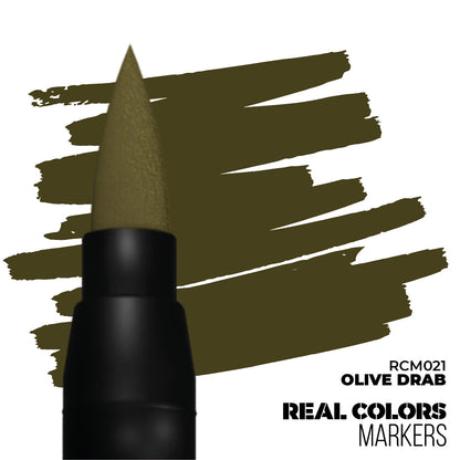 AK Interactive Real Colors Marker - Olive Drab (RCM021)