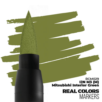 AK Interactive Real Colors Marker - IJN M3 (M) Mitsubishi Interior Green (RCM029)