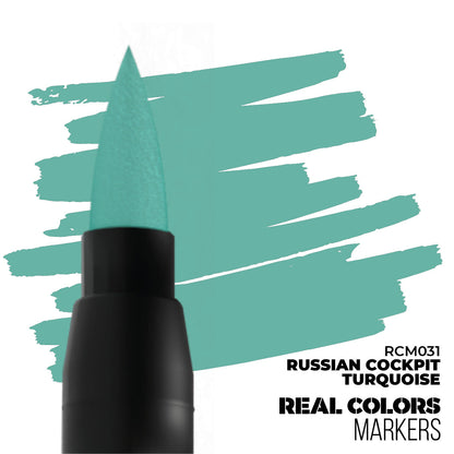 AK Interactive Real Colors Marker - Russian Cockpit Turquoise (RCM031)