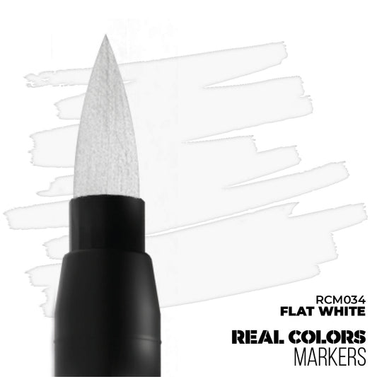 AK Interactive Real Colors Marker - Flat White (RCM034)