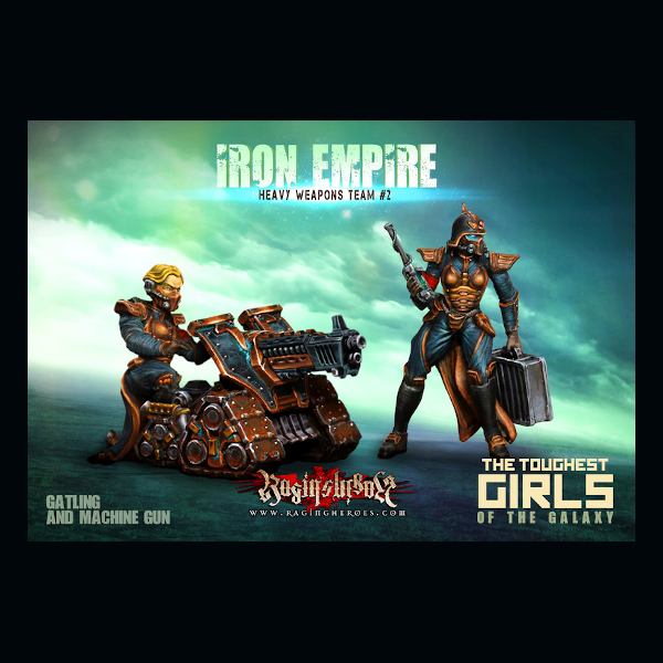 These figures are part of the Iron Empire range, and come unassembled and unpainted.