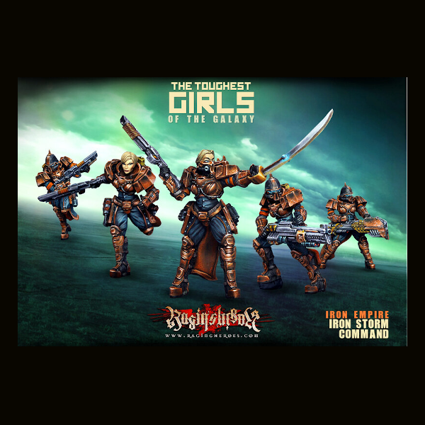 These figures are part of the Iron Empire range, and come unassembled and unpainted.