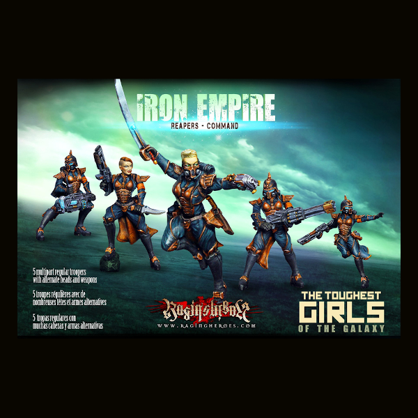 These figures are part of the Iron Empire range, and come unassembled and unpainted.