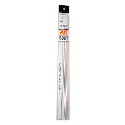 AK Interactive - Rod 2.00 Diameter x 350mm - Styrene Strip