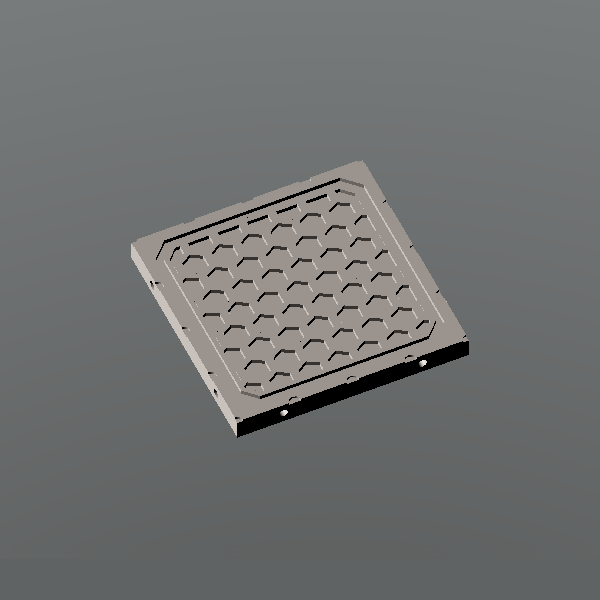 SS0003 - Space Station - Hexagonal Floor plate