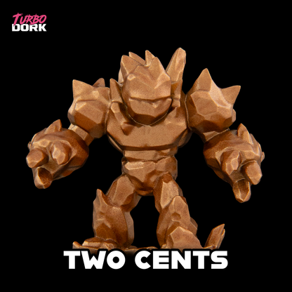 Turbo Dork: Two Cents Metallic Acrylic Paint 22ml