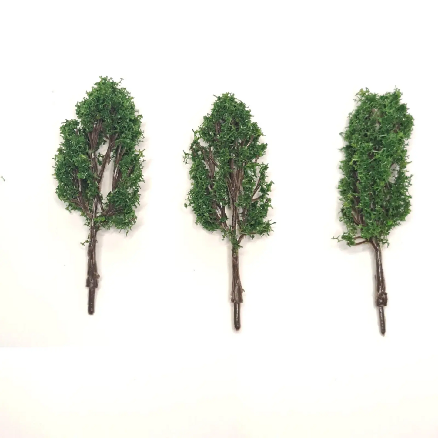 Tree: Set of 3 Poplar Trees - Dark Green Leaves 60mm