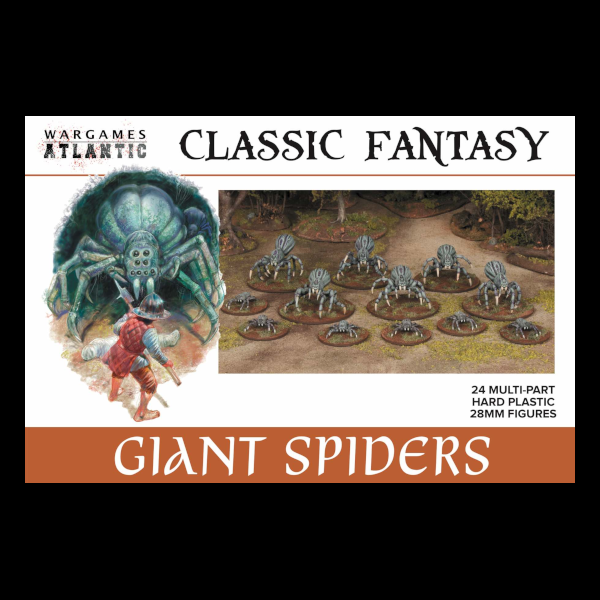 These Wargames Atlantic Giant Spiders are a terrifying sight to behold and play with. Finely cast and detailed, these figures require assembly.