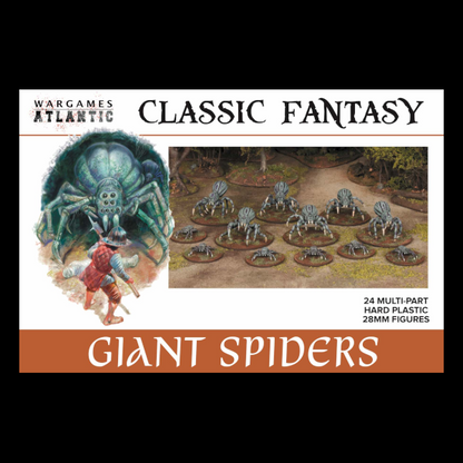 These Wargames Atlantic Giant Spiders are a terrifying sight to behold and play with. Finely cast and detailed, these figures require assembly.