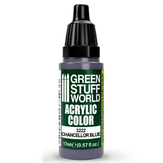 Green Stuff World Acrylic Color Paint - CHANCELLOR BLUE 17ml