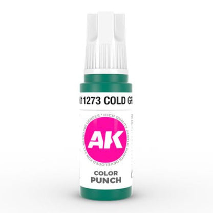 AK Interactive 3rd Gen Acrylic - Cold Green Color Punch AK11273