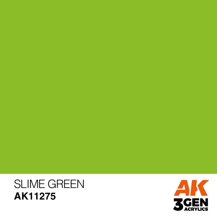 AK Interactive 3rd Gen Acrylic - Slime Green Color Punch AK11275