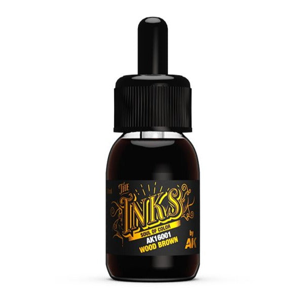 AK Interactive - The Inks - Wood Brown AK16001