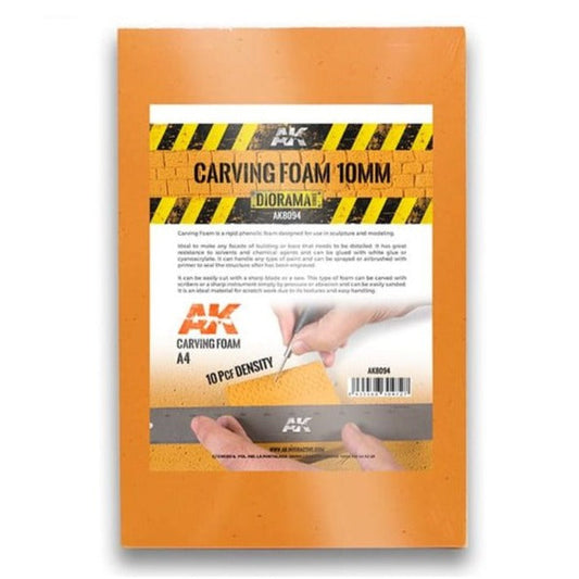 AK Interactive - Carving Foam 10mm A4 (305x228mm) - AK8094