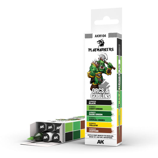 AK Interactive Playmarkers Set - Orcs & Goblins
