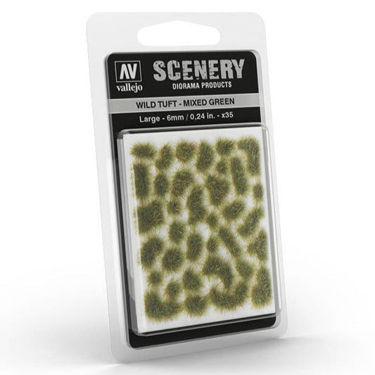 Vallejo Wild Tuft - Mixed Green, Large