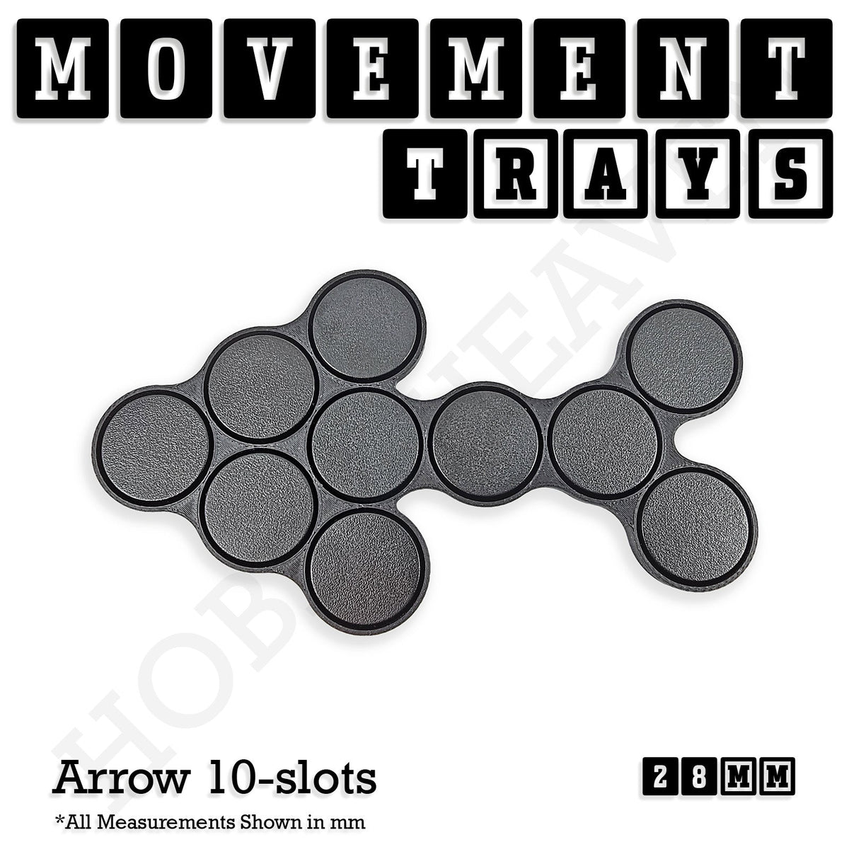 28mm Movement Trays for Tabletop Games | Wargaming | Full Range
