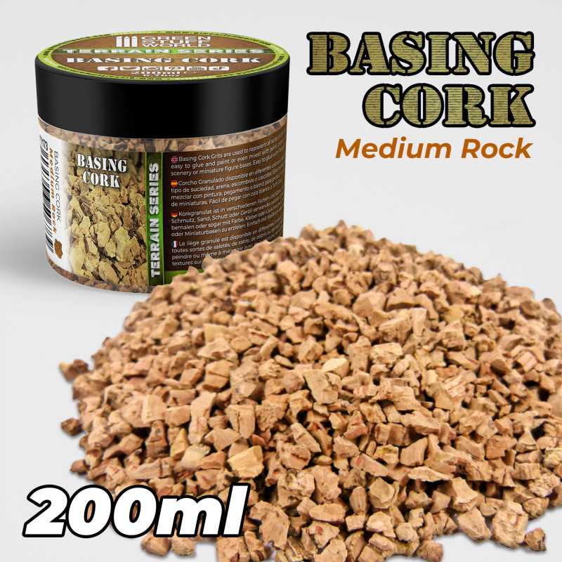 Medium Basing Cork Grit - 200ml | Green Stuff World