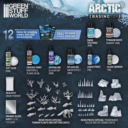 Green Stuff World: Basing Set - Arctic