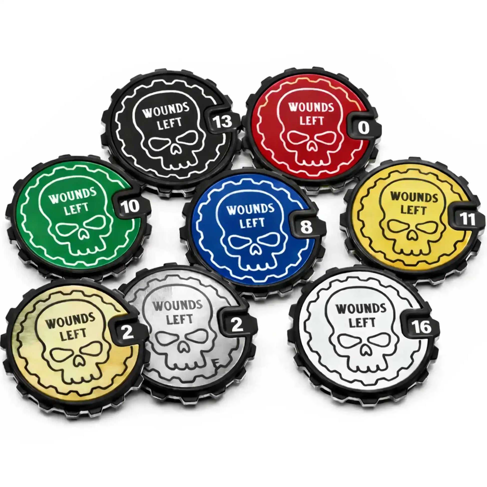 Blazeheart Red 1-16 Tabletop Wound Tracker