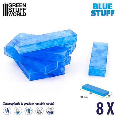 Blue Stuff Mold (8 Bars)