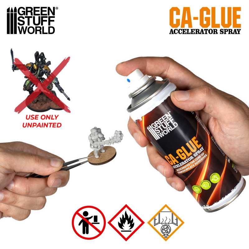 CA Glue Accelerator Spray - 200ml | Green Stuff World