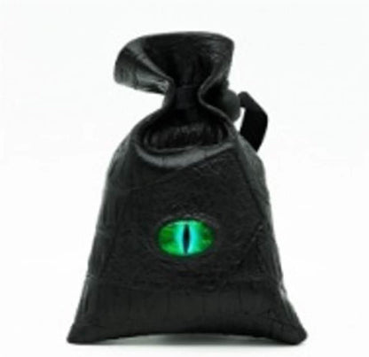 Dragon's Vault | Green Eye | Vegan Leather Dice Bag