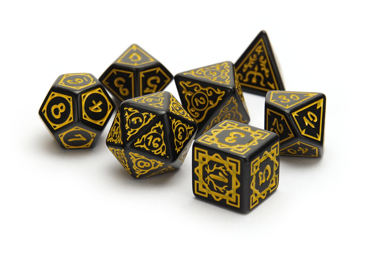 Druid's Circle Dice | Yellow