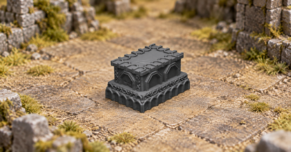 Dwarven Sarcophagus 28mm DND Scatter Terrain | Tabletop Wargaming Scenery for RPG | 3D Printed