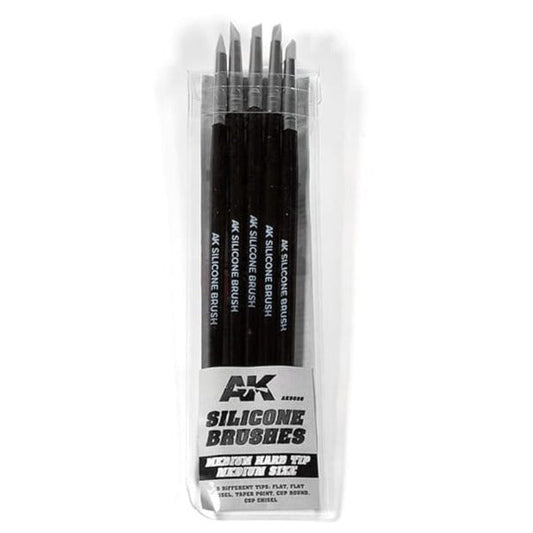 AK Interactive Silicone Brushes Medium Tip Medium AK9086