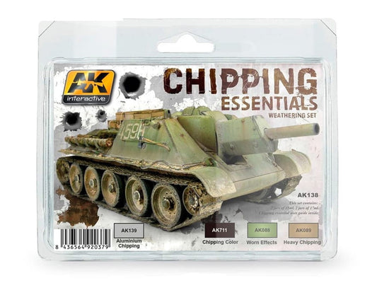 AK Interactive Chipping Essentials Weathering Set AK138