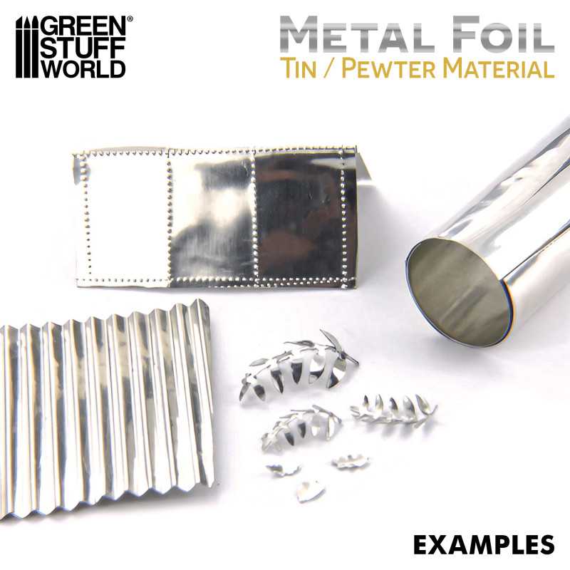 Flexible Tin Foil Sheet - Craft Pewter | Green Stuff World