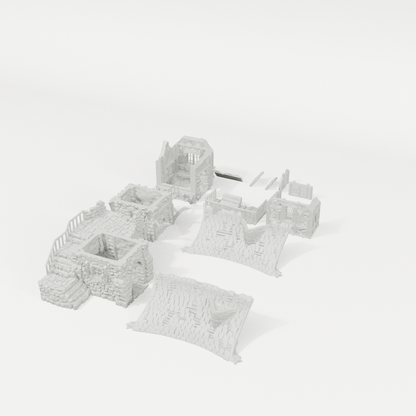 Guard Post – 28mm Fantasy Tabletop Terrain, Unpainted