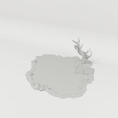Modular Lake – 28mm Fantasy Tabletop Terrain, Unpainted