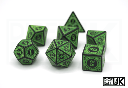 Carved Dice - Green