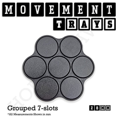 28mm Movement Trays for Tabletop Games | Wargaming | Full Range