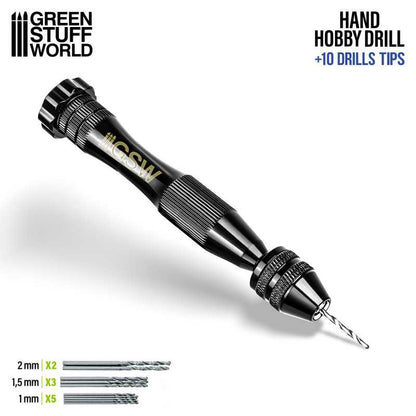 Hobby Hand Drill with 8 bits | Green Stuff World