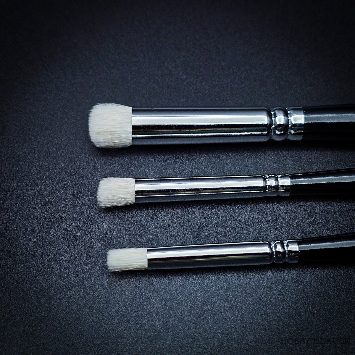 Hobby Heaven Dry Brush Set — Goat Hair Domed