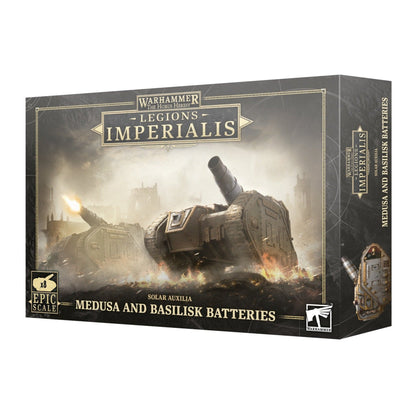 Legions Imperialis: Solar Auxilia Medusa & Basilisk Batteries
