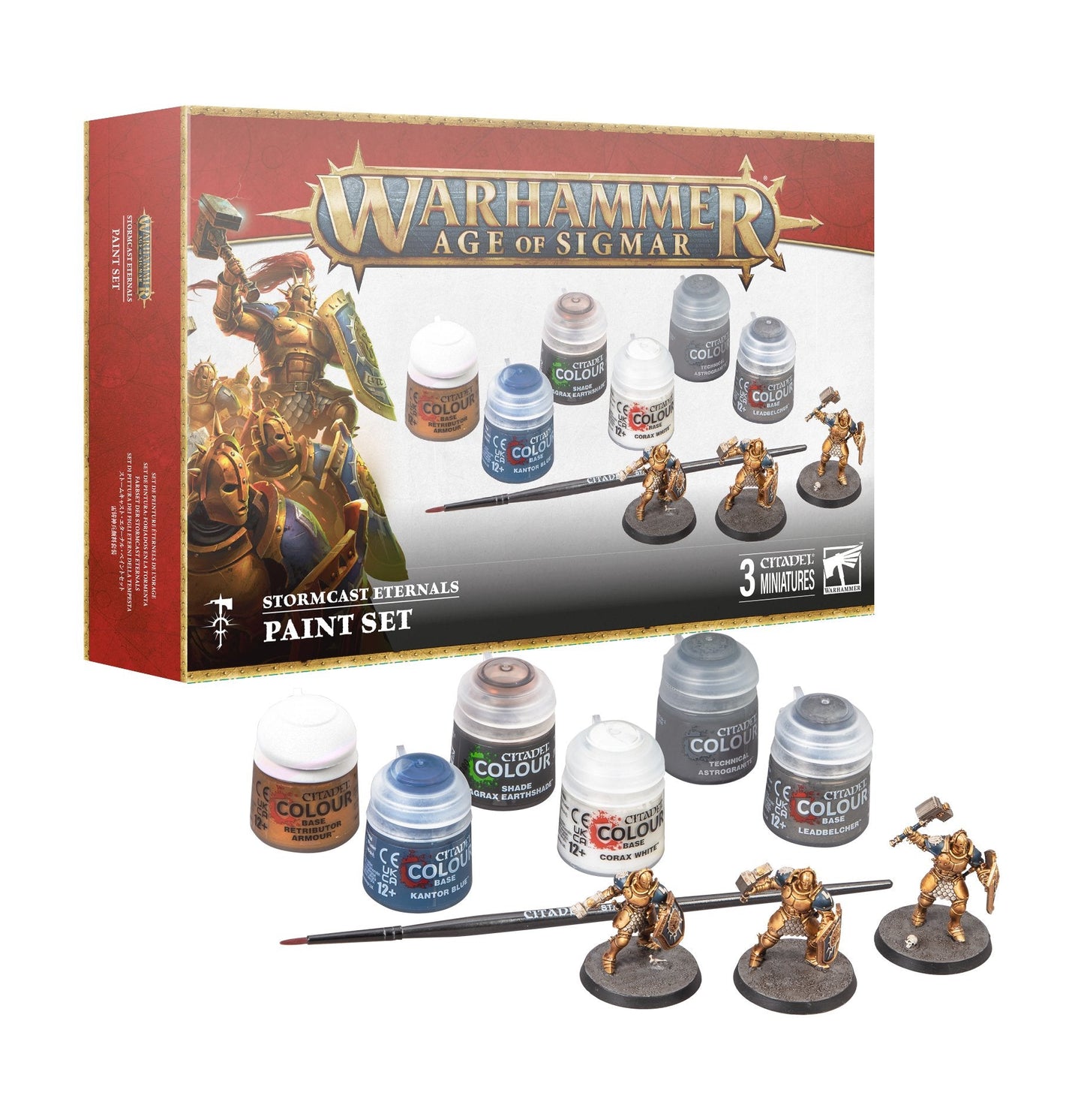 Age of Sigmar Stormcast Eternals & Paint Set
