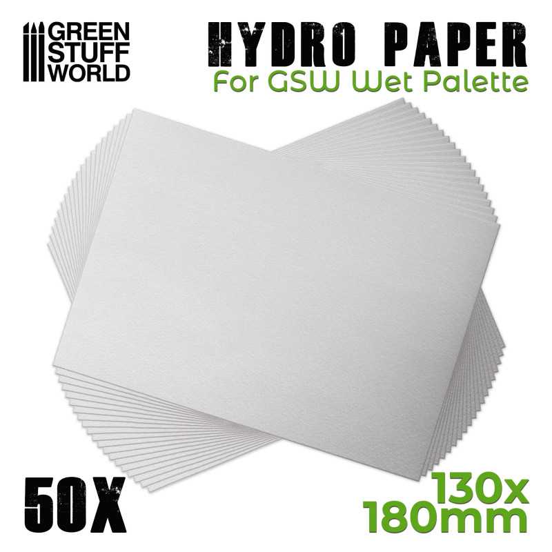 Wet Palette Hydro Paper Refill x 50 | Green Stuff World