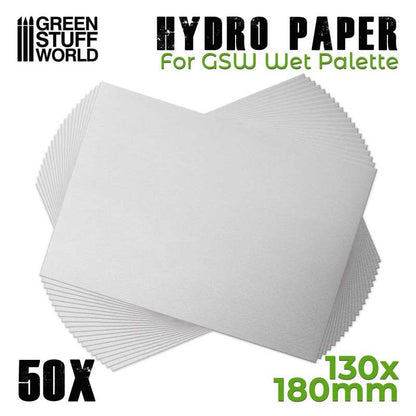 Wet Palette Hydro Paper Refill x 50 | Green Stuff World